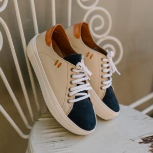Thuli Navy Suede/Latte/Burnt Orange